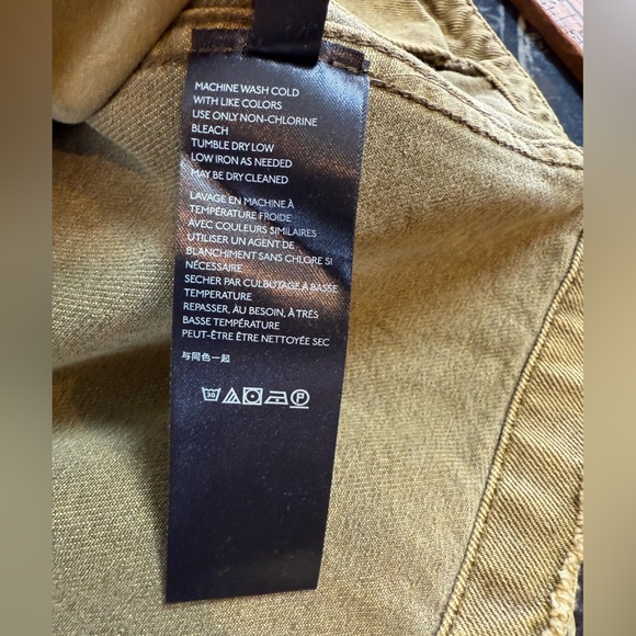 Free People Denim Seamed and Structured Military Jacket in Olive Green, Small - Picture 9 of 9